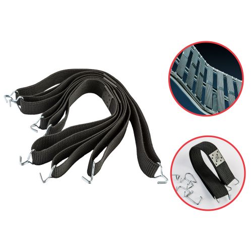 Cinghia Di Ancoraggio Con Ganci Stretti Per Le Dita - 6 M X 35 Mm - Foto 3